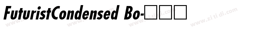 FuturistCondensed Bo字体转换